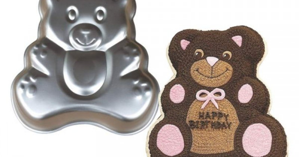 Teddy bear 2024 cake mould